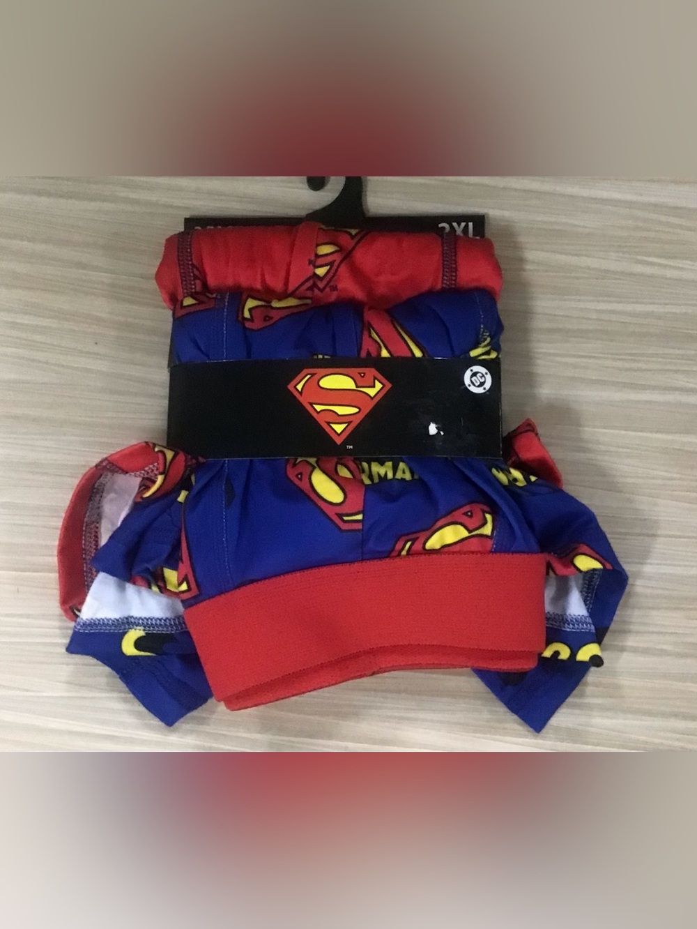 DC Comics Superman Logo Blue & Red Boxer Briefs 2 Pack
